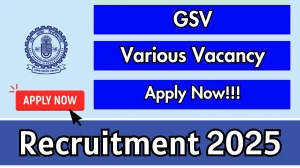 GSV Section Officer, Superintendent, Library and Information Assistant Recruitment 2025 - Apply Online for 8 Posts