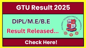 GTU Result 2025 Released at gtu.ac.in Direct Link to Download 1st, 2nd, 6th Semester Result GTU Result 2025 Released at gtu.ac.in Direct Link to Download 1st, 2nd, 6th Semester Result