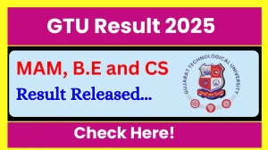 GTU Result 2025 Released at gtu.ac.in Direct Link to Download 1st, 2nd and 3rd Sem Result