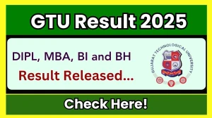 GTU Result 2025 Released at gtu.ac.in Direct Link to Download 1st and 2nd Semester Result GTU Result 2025 Released at gtu.ac.in Direct Link to Download 1st and 2nd Semester Result