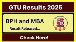 GTU Result 2025 Released at gtu.ac.in Direct Link to Download 3rd and 7th Semester Result