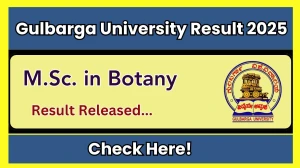 Gulbarga University Result 2025 Released at gug.ac.in Direct Link to Download 1st and 3rd Semester Result