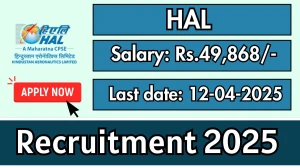 HAL Aircraft Technician Recruitment 2025 - Apply Offline for 8 Posts