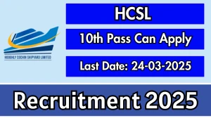 HCSL Workmen Posts Recruitment 2025 - Apply Online for 12 Posts