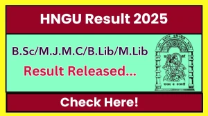 HNGU Result 2025 Released at ngu.ac.in Direct Link to Download 1st, 2nd Semester Result HNGU Result 2025 Released at ngu.ac.in Direct Link to Download 1st, 2nd Semester Result