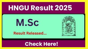 HNGU Result 2025 Released at ngu.ac.in Direct Link to Download 3rd Semester Result