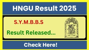 HNGU Result 2025 Released at ngu.ac.in Direct Link to Download UG Course Result