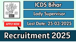 ICDS Bihar Lady Supervisor Recruitment 2025 - Apply Offline for 38 Posts