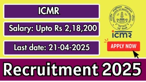 ICMR Head Recruitment 2025 - Apply Online