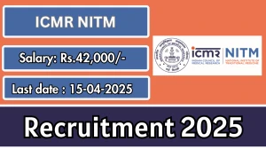 ICMR NITM Young Professional II Recruitment 2025 - Apply Offline ICMR NITM Young Professional II Recruitment 2025 - Apply Offline