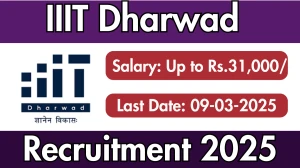 IIIT Dharwad Research Staff Recruitment 2025 - Apply Online