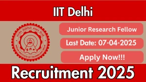 IIT Delhi Junior Research Fellow Recruitment 2025 - Apply Offline IIT Delhi Junior Research Fellow Recruitment 2025 - Apply Offline