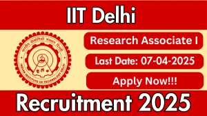 IIT Delhi Research Associate l Recruitment 2025 - Apply Offline IIT Delhi Research Associate l Recruitment 2025 - Apply Offline