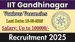 IIT Gandhinagar Project Engineer, Program Assistant and Other Recruitment 2025 - Apply Online