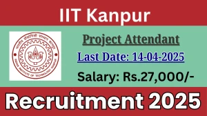 IIT Kanpur Job Vacancy 2025, Apply Online for 02 Project Attendant Posts IIT Kanpur Job Vacancy 2025, Apply Online for 02 Project Attendant Posts