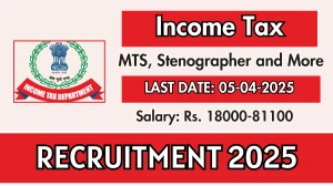 Income Tax Department Sports Quota Recruitment 2025 - Apply Online for 56 Posts Income Tax Department Sports Quota Recruitment 2025 - Apply Online for 56 Posts