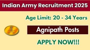 Indian Army Agnipath Recruitment 2025 - Apply Online