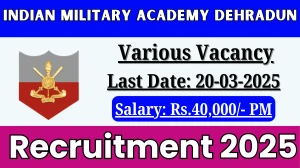 Indian Military Academy Dehradun Assistant Professor, Associate Professor Recruitment 2025 - Apply Offline for 10 Posts