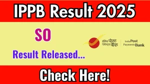 IPPB Result 2025 Announced. Direct Link to Check IPPB SO Result 2025 ippbonline.com
