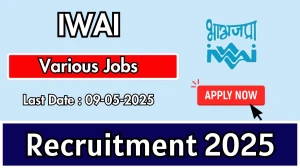 IWAI Deputy Director Recruitment 2025 - Apply Offline for 1 Posts