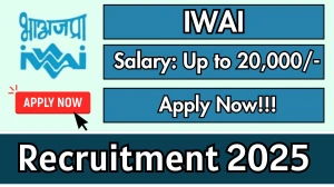 IWAI Intern Recruitment 2025 - Apply for 25 Posts