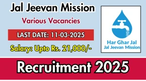 Jal Jeevan Mission TN Chemist, Laboratory Technician and Attendant Recruitment 2025 - Apply Offline for 36 Posts