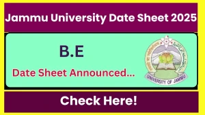 Jammu University Date Sheet 2025 Announced @ coeju.com Details Here Jammu University Date Sheet 2025 Announced @ coeju.com Details Here