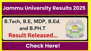 Jammu University Result 2025 Released at coeju.com Direct Link to Download 1st, 2nd, 3rd, 4th and 6th Sem Result