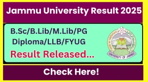 Jammu University Result 2025 Released at coeju.com Direct Link to Download 1st, 3rd, 4th, 5th, 6th Semester Result