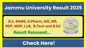 Jammu University Result 2025 Released at coeju.com Direct Link to Download 2nd, 3rd, 4th, 6th and 8th Semester Result Jammu University Result 2025 Released at coeju.com Direct Link to Download 2nd, 3rd, 4th, 6th and 8th Semester Result