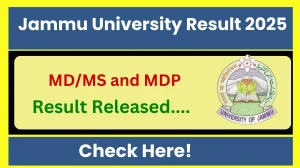 Jammu University Result 2025 Released at coeju.com Direct Link to Download 3rd Semester Result Jammu University Result 2025 Released at coeju.com Direct Link to Download 3rd Semester Result