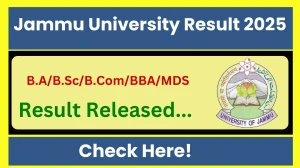 Jammu University Result 2025 Released at coeju.com Direct Link to Download 4th, 6th Semester Result