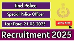 Jind Police Special Police Officer Recruitment 2025 - Apply Offline for 51 Posts