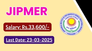 JIPMER Project Nurse Recruitment 2025 - Apply Offline for 1 Posts