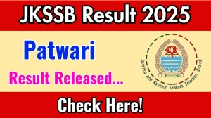 JKSSB Patwari Result 2025 Announced. Direct Link to Check JKSSB Patwari Result 2025 jkssb.nic.in