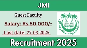 JMI Guest Faculty Recruitment 2025 - Apply Offline JMI Guest Faculty Recruitment 2025 - Apply Offline