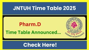 JNTUH Time Table 2025 Announced @ jntuh.ac.in Details Here