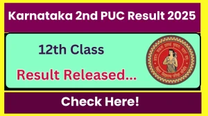 Karnataka 2nd PUC Result 2025 Check Release Date, Direct Link to Download KSEAB Result at kseab.karnataka.gov.in Karnataka 2nd PUC Result 2025 Check Release Date, Direct Link to Download KSEAB Result at kseab.karnataka.gov.in