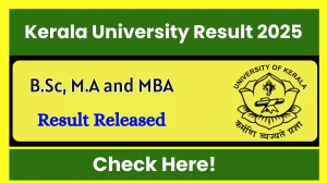 Kerala University Result 2025 Released at keralauniversity.ac.in Direct Link to Download 2nd, 3rd, 4th and 5th Semester Result