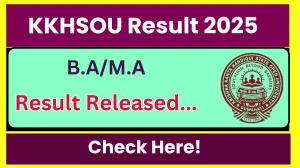 KKHSOU Result 2025 Released at kkhsou.ac.in Direct Link to Download 1st, 2nd, 3rd, 5th, 6th Semester Result