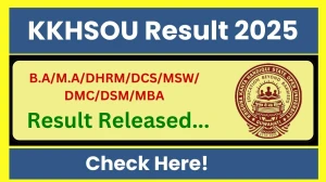 KKHSOU Result 2025 Released at kkhsou.ac.in Direct Link to Download 1st, 2nd, 4th, 6th Semester Result