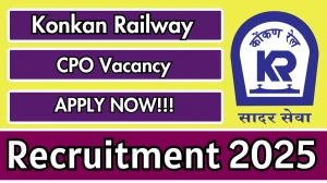 Konkan Railway CPO Recruitment 2025 - Apply Offline