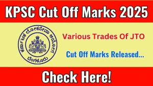 KPSC Various Trades Of JTO Cut Off Marks 2025 has released: Check Cut off Marks here kpsc.kar.nic.in