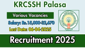 KRCSSH Palasa Recruitment 2025 - Apply Offline for 13 Security Guard, Dialysis Technician, More Posts KRCSSH Palasa Recruitment 2025 - Apply Offline for 13 Security Guard, Dialysis Technician, More Posts