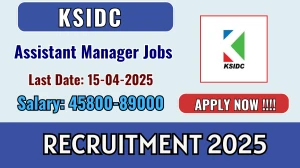 KSIDC Assistant Manager Recruitment 2025 - Apply Online KSIDC Assistant Manager Recruitment 2025 - Apply Online