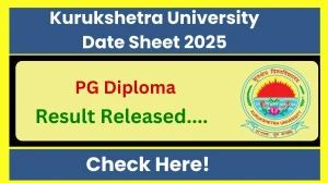 Kurukshetra University Date Sheet 2025 Announced @ kuk.ac.in Details Here Kurukshetra University Date Sheet 2025 Announced @ kuk.ac.in Details Here