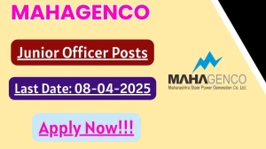 MAHAGENCO Junior Officer Recruitment 2025 - Apply Online for 40 Posts