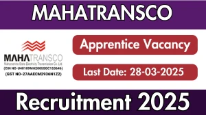 MAHATRANSCO Apprentice Recruitment 2025 - Apply Online for 26 Posts