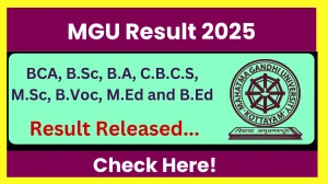 MGU Time Table 2025 Announced @ mgu.ac.in Details Here MGU Time Table 2025 Announced @ mgu.ac.in Details Here