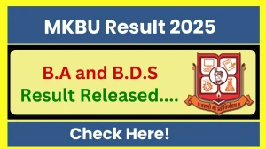 MKBU Result 2025 Released at mkbhavuni.edu.in Direct Link to Download 3rd Semester Result MKBU Result 2025 Released at mkbhavuni.edu.in Direct Link to Download 3rd Semester Result